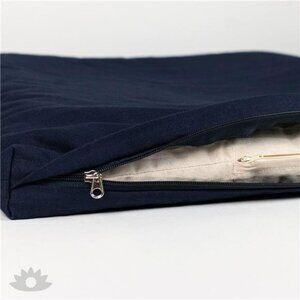 Zabuton, Eclipse line, Buckwheat Filled Meditation Cushion  Mat, 23" x 23"